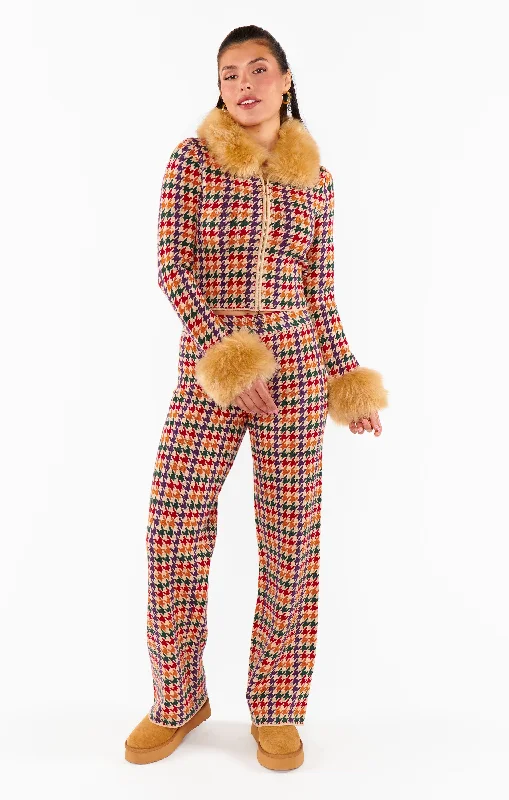 Classic Series Zermatt Sweater Pant ~ Valley Houndstooth Knit