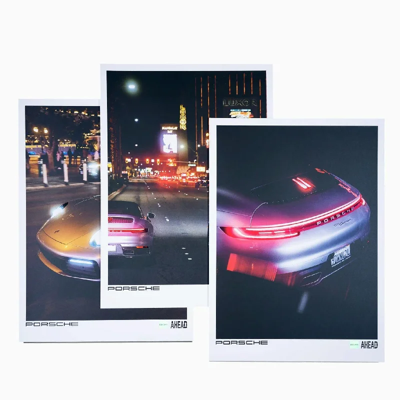 Luxury Classic Porsche Southwest Poster Set No. 4, Limited Edition - AHEAD