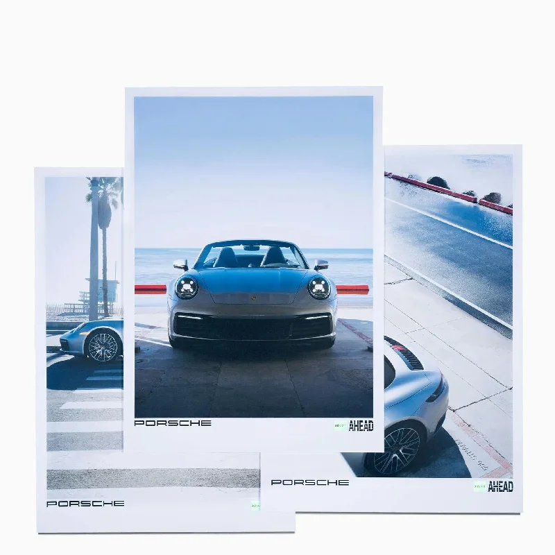 Casual Choice Porsche Southwest Poster Set No. 3, Limited Edition - AHEAD