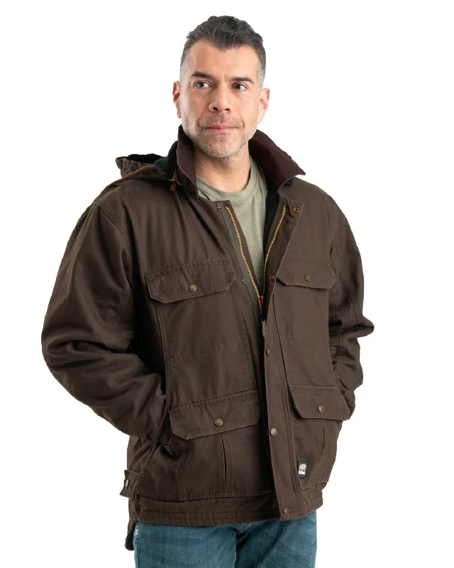 Classic Series Berne Mens Bark 100% Cotton Contractor Coat