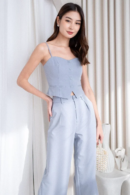 Fashion Concept CAMO 2-PC PANTS SET IN BLUE