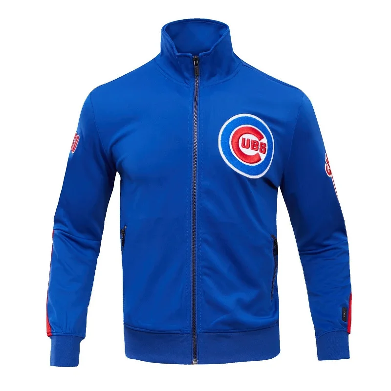 Comfortable down MLB CHICAGO CUBS CLASSIC MEN'S TRACK JACKET (ROYAL BLUE)