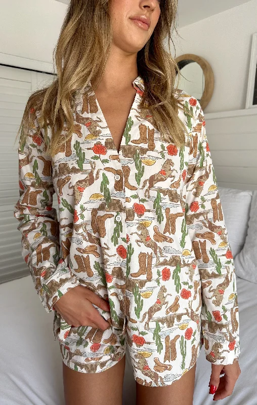 Fashion Must-have Early Riser PJ Set ~ Rodeo Escape