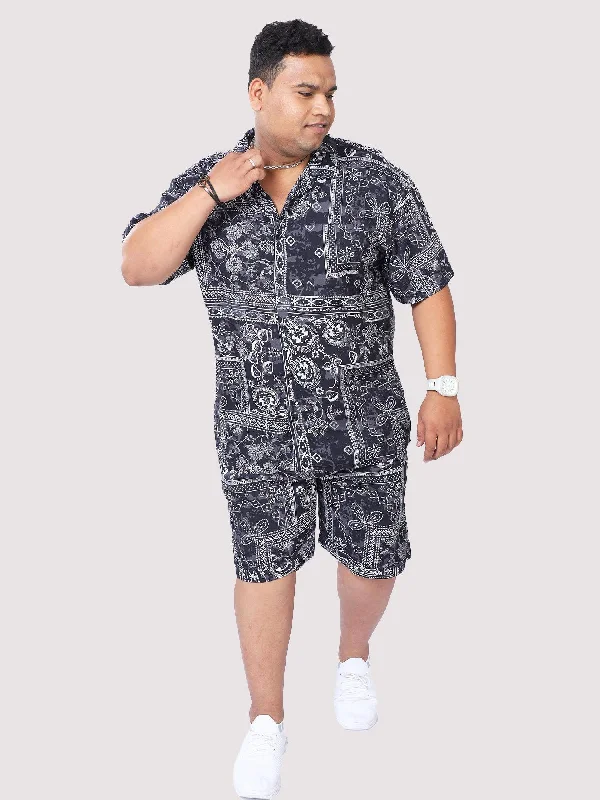 Preview New Products Plus Size Men Ethnic Bandheni Art Printed Half Sleeve Co-Ords