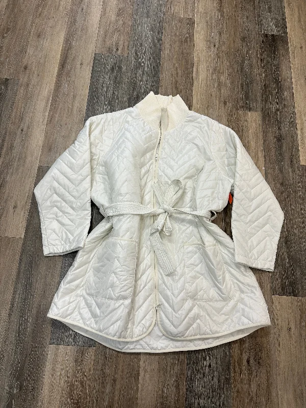 End Of The Year Jacket Puffer & Quilted By Athleta In White, Size: 3x