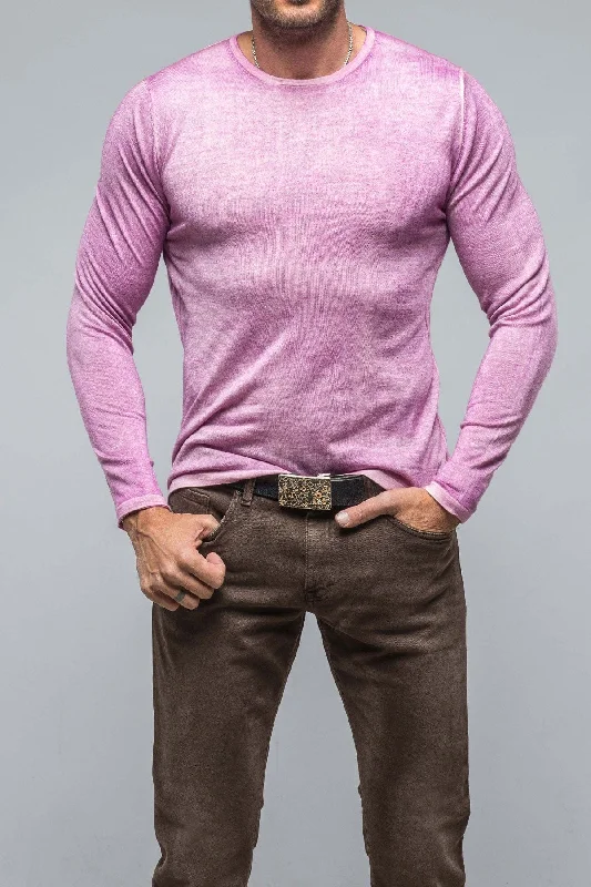 Youthful Style Matteo Cashmere Crew In Purple