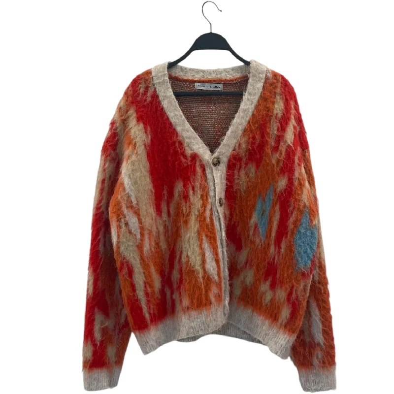 Classic Design NO MAINTENECE/Cardigan/L/Cotton/RED/