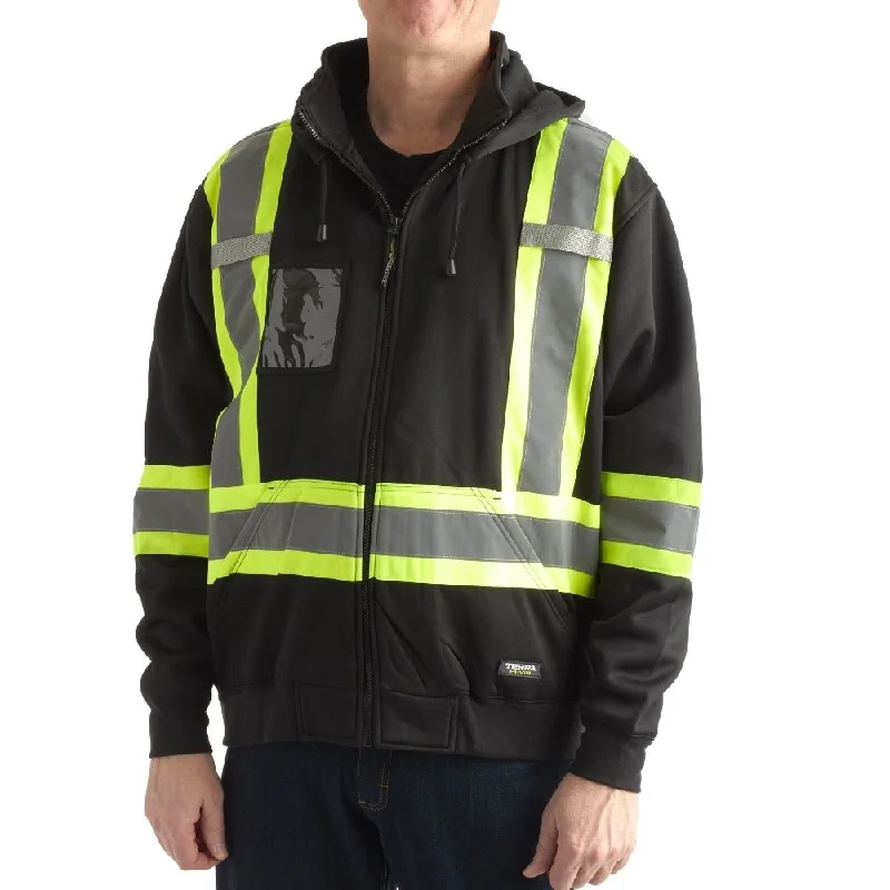 New Products Terra Hi-Viz Polyester Fleece Work Hoodie 116506BK - Black