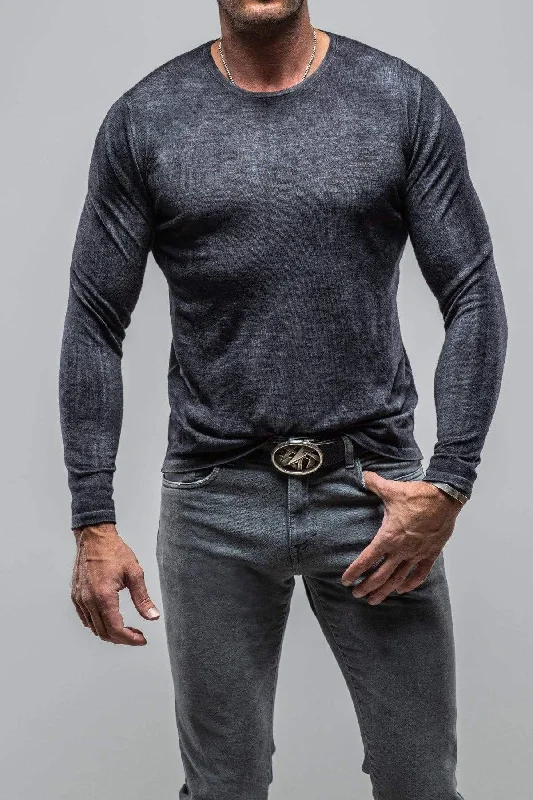 Personal Charm Matteo Cashmere Sweater in Anthracite