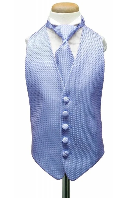 Exquisite Tailoring Sapphire Venetian Kids Tuxedo Vest