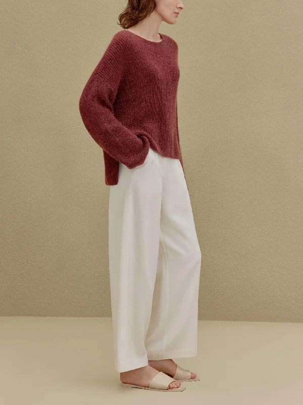 Exquisite Fabrics Knitted Box Sweater
