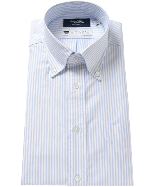 Comfortable Wear TOKYO SLIM FIT - Button Down Oxford Sea Island Cotton