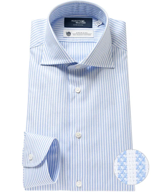 Comfortable Tops TOKYO SLIM FIT -  Italian Spread  Royal Oxford Sea Island Cotton