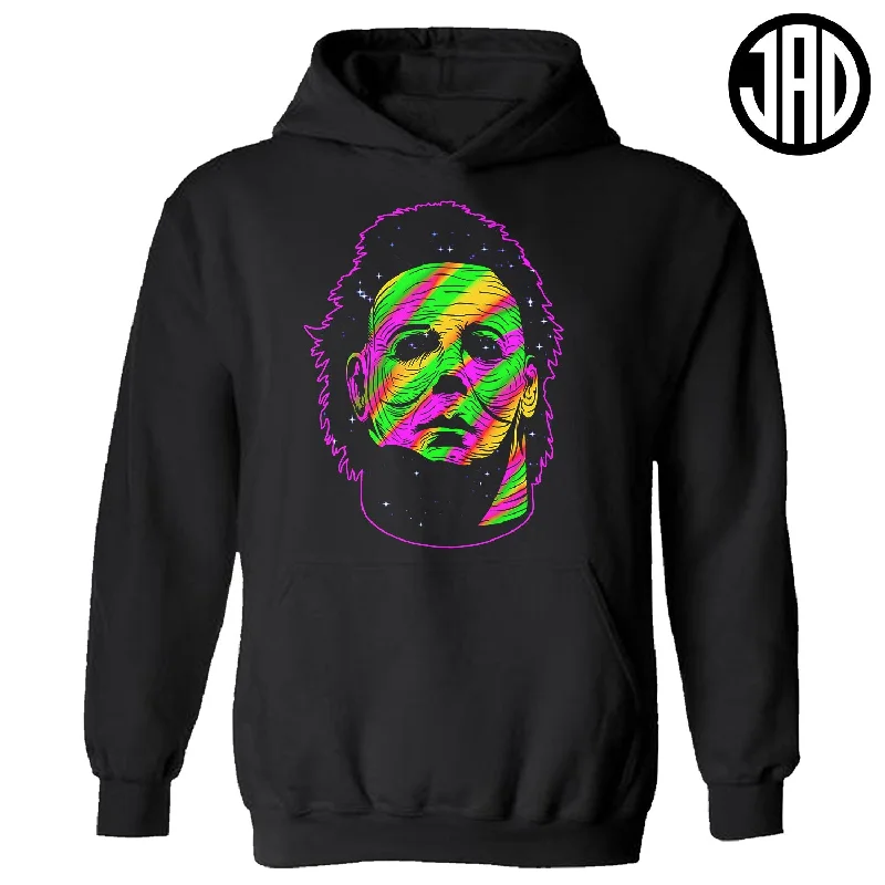 Floral Prints Cosmic Slasher - Hoodie