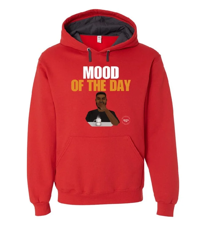 Cozy Outerwear Mood of the Day Hoodie - Tired Man
