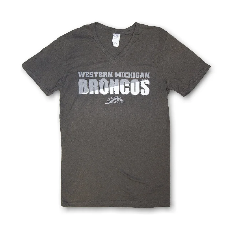 Casual Choice Broncos Two-Tone V-Neck Tee