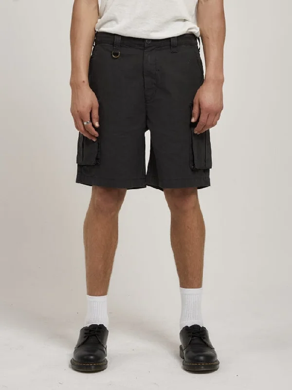 Comfy Dress Century Slacker Cargo Short - Dark Charcoal
